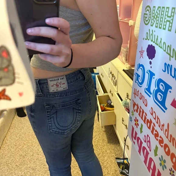 True religion Jenni Curvy Mid Rise Skinny Jeans - Picture 4 of 4